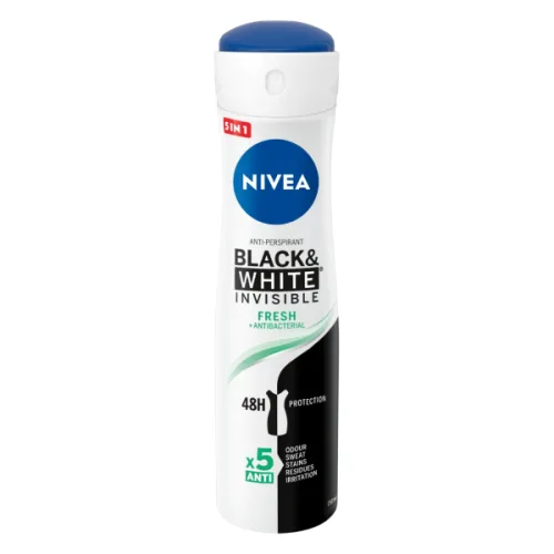 Дезодорант Nivea Black&white invisible fresh 150мл. - Nivea