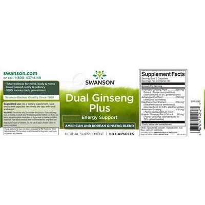 Dual Ginseng Plus - Swanson