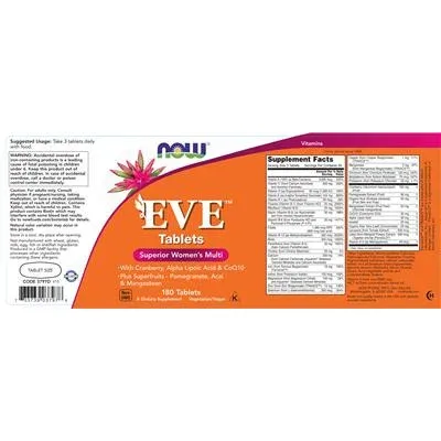 Таблети Eve / Eve Tablets - NOW