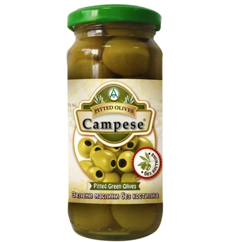 Зелени маслини без костилка Campese 235гр. - Campese