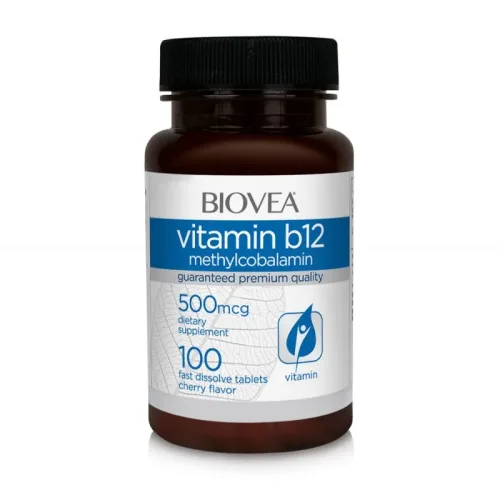 Vitamin B12 500 Methylcobalamin Fast Dissolve - Витамин B12 - Biovea