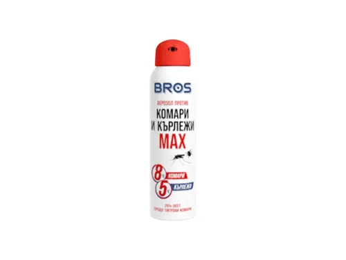 Спрей Bros Max Против Комари И Кърлежи 90мл - Bros