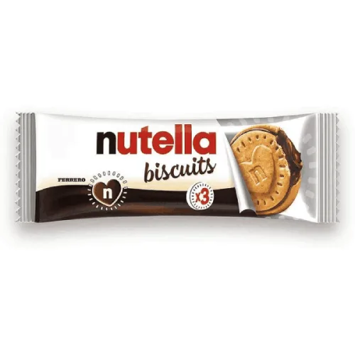 Бисквитки с лешников пълнеж Nutella 41,4гр.