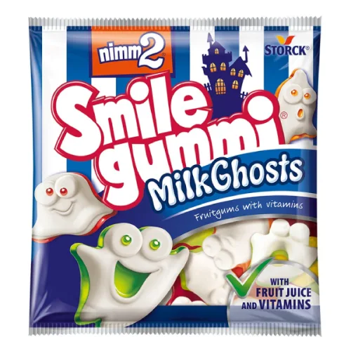 Желирани бонбони Smile Gummi Milk Ghosts 90гр. - Smile Gummi
