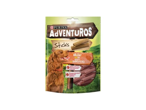 Лакомство за Куче Adventuros Sticks Биволско 120гр