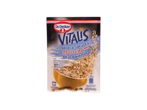 Закуска Овесена Vitalis Протеин Ванилия 63 Г