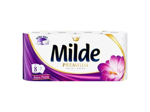 Тх Milde Premium Relax Purple 8бр 3 Пласта Ароматиз
