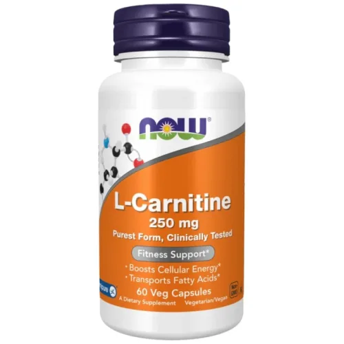 L-Carnitine 250 mg | Carnipure™ (30 дози) / 60 капсули - NOW Foods