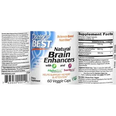 Натурални подобрители на мозъчната функция / Natural Brain Enhancers - Doctor's Best