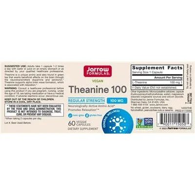 Theanine 100 mg - Jarrow Formulas