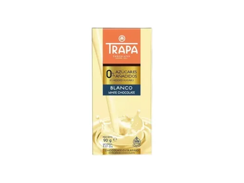 Шоколад Trapa Бял без Захар 90гр