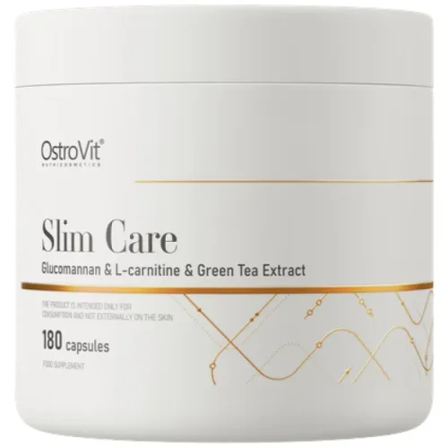Slim Care | Glucomannan & L-Carnitine & Green Tea Extract / 180 капсули, 90 дози - OstroVit