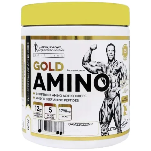 Gold Amino | Whey & Beef Amino Peptides / 350 Таблетки - Kevin Levrone