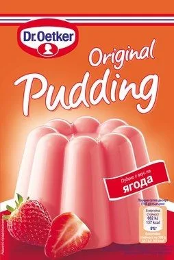 Пудинг ягода Dr.Oetker 40гр. - Dr. Oetker
