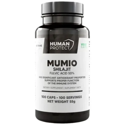 Mumio Shilajit 400 mg / 100 капсули, 100 дози - Human Protect