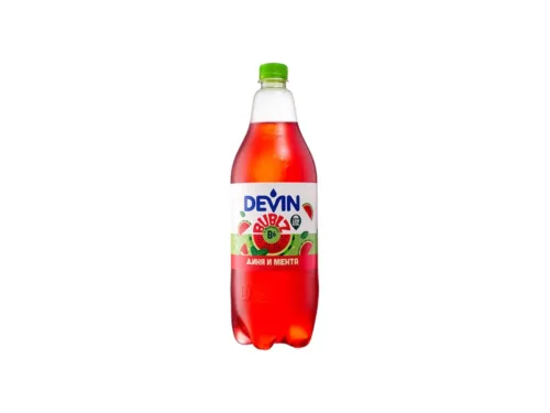 Напитка Devin Bublz Диня И Мента 1.2 Л Pet Газирана