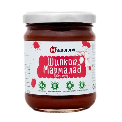 Шипков мармалад без захар Мазали 230гр.