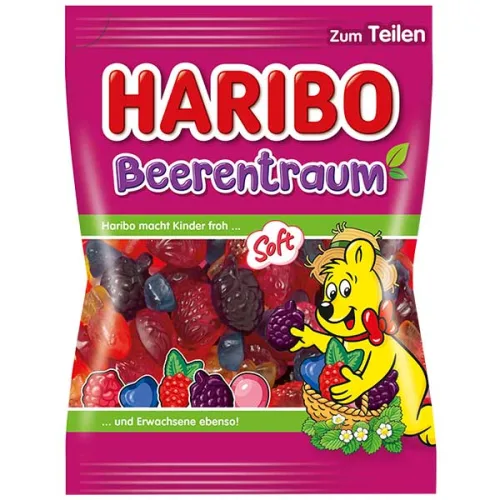 Желирани бонбони Haribo Чудни плодчета 100гр. - Haribo