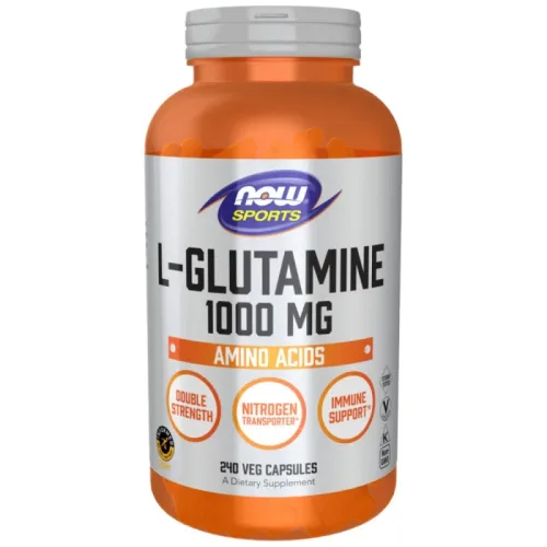 L-Glutamine 1000 mg / 240 капсули - NOW Foods