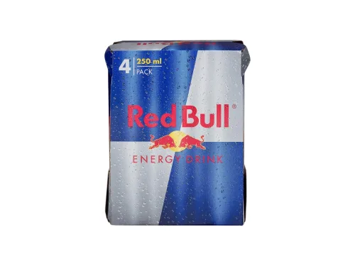 Напитка Енергийна Red Bull 4бр Х 250мл Мултипак