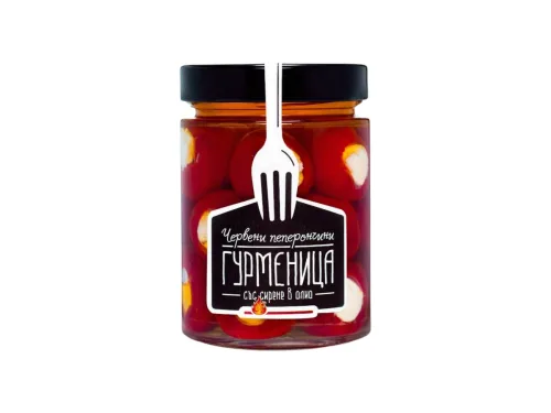 Чушки Гурменица Пеперончини Със Сирене 330гр