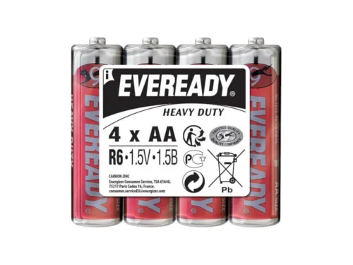 Батерии Eveready Hd Aa 4 Бр Фолио Цинкови R06