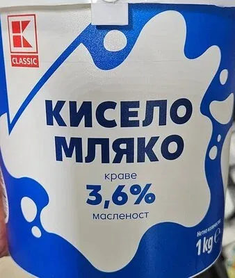 Кисело мляко 3.6% - K-Classic