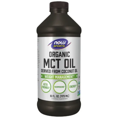 MCT Oil | 100% Certified Organic (32 дози) / 473 мл - NOW Foods