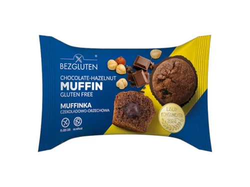 Мъфин Bezgluten С Шоколад И Лешников Пълнеж 60гр Без Глутен