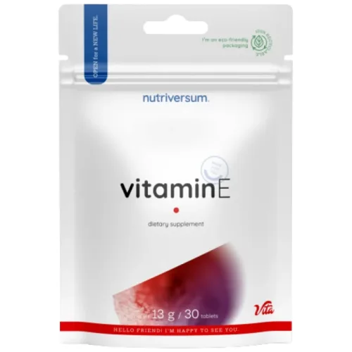 Vitamin E 60 mg / 30 Таблетки, 30 дози - Nutriversum