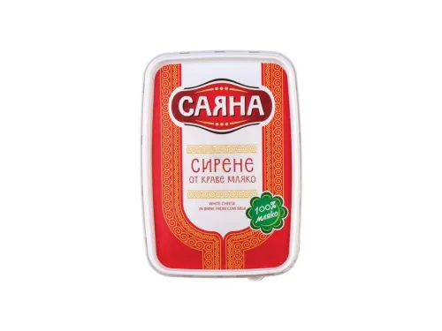 Сирене От Краве Мляко Саяна 400гр Кутия