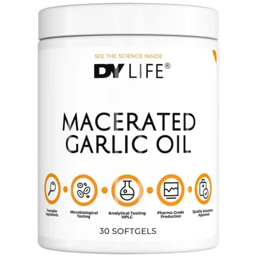 DY Life Macerated Garlic Oil (30 дози) / 30 Гел капсули - Dorian Yates Nutrition