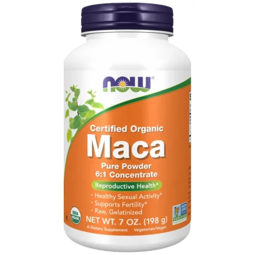MACA 6:1 Concentrate Pure Powder (73 дози) / 198 грама - NOW Foods
