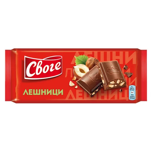Шоколад Своге лешници 0гр. - Своге