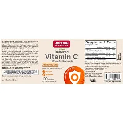 Буферирана Витамин C + Цитрусови Биофлавоноиди / Buffered Vitamin C + Citrus Bioflavonoids - Jarrow Formulas