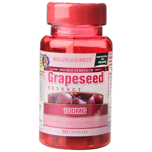 Grapeseed Extract 100 mg / Double Strength / 50 капсули, 50 дози - Holland And Barrett