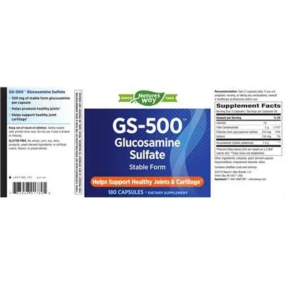 GS-500 Glucosamine Sulfate - Nature's Way
