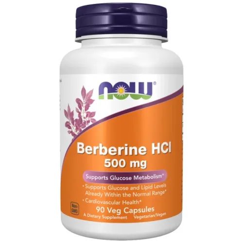Berberine HCl 500 mg (90 дози) / 90 капсули - NOW Foods