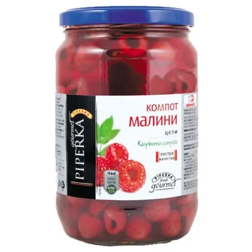 Компот от малини Piperka 680гр.