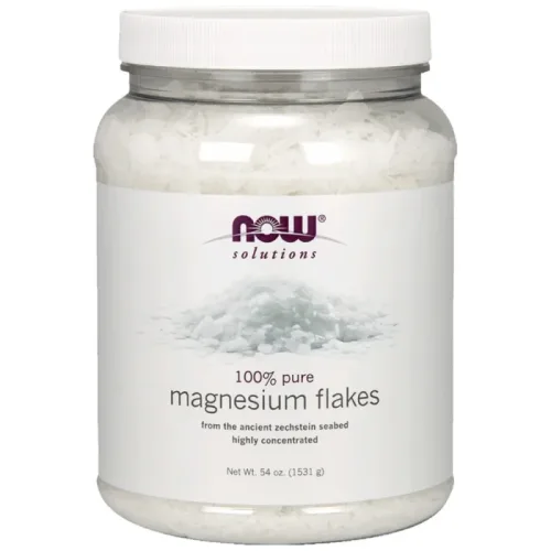 100% Pure Magnesium Flakes / 1531 грама - NOW Foods