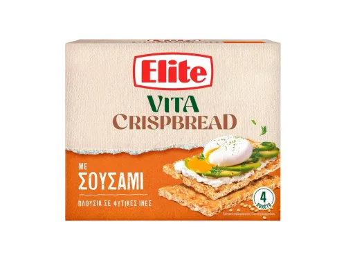 Сухари Elite Vita Crispbread Пшенични Със Сусам
