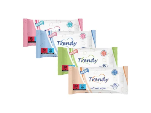 Кърпи Влажни Trendy 15 Бр.