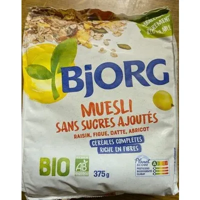 Мюсли с стафиди, смокини, фурми и кайсии / Muesli with Raisins, Figs, Dates, and Apricots - Bjorg
