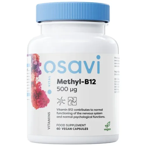 Methyl-B12 500 mcg / 60 капсули, 60 дози - Osavi
