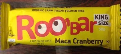 Roo Bar с мака и боровинки / Roo Bar Maca and Cranberry - ROO'BAR
