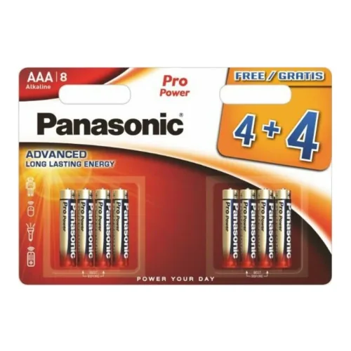 Батерии Panasonic LR03 Pro AAA Alkaline 4+4бр. - Panasonic