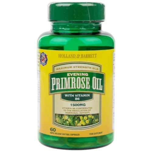 Evening Primrose Oil 1500 mg | Plus Vitamin B6 / 60 капсули, 60 дози - Holland And Barrett