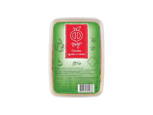 Салата Ф Вкус Чушки С Чесън 400гр