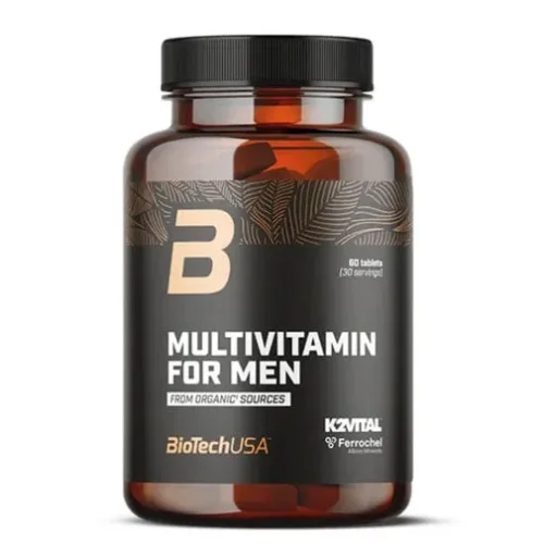 Multivitamin For Men from Organic Sources / 60 Tabs (30 дози) - BioTech USA