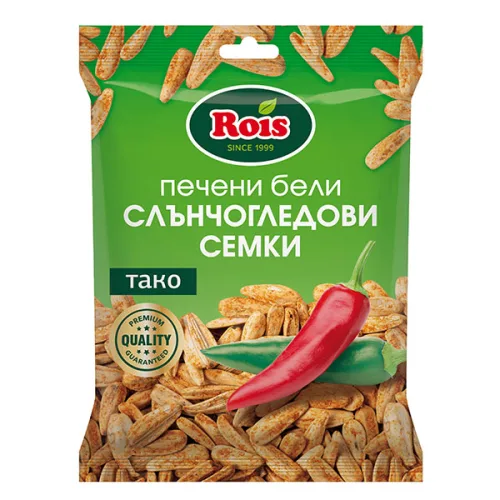 Печени бели слънчогледови семки Тако Rois 75гр. - Rois